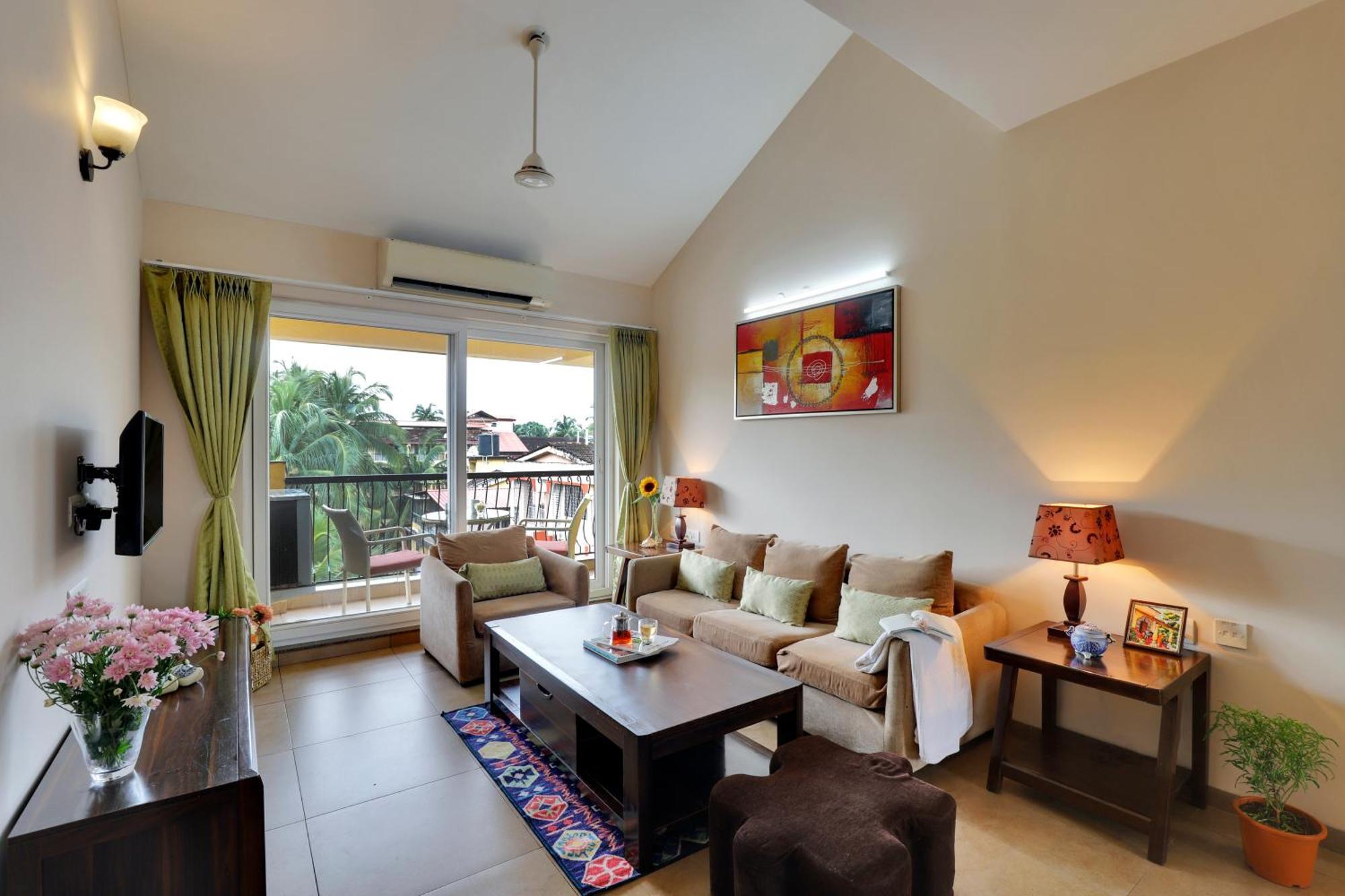 Veera Strand Park Serviced Apartments Near Calangute Esterno foto