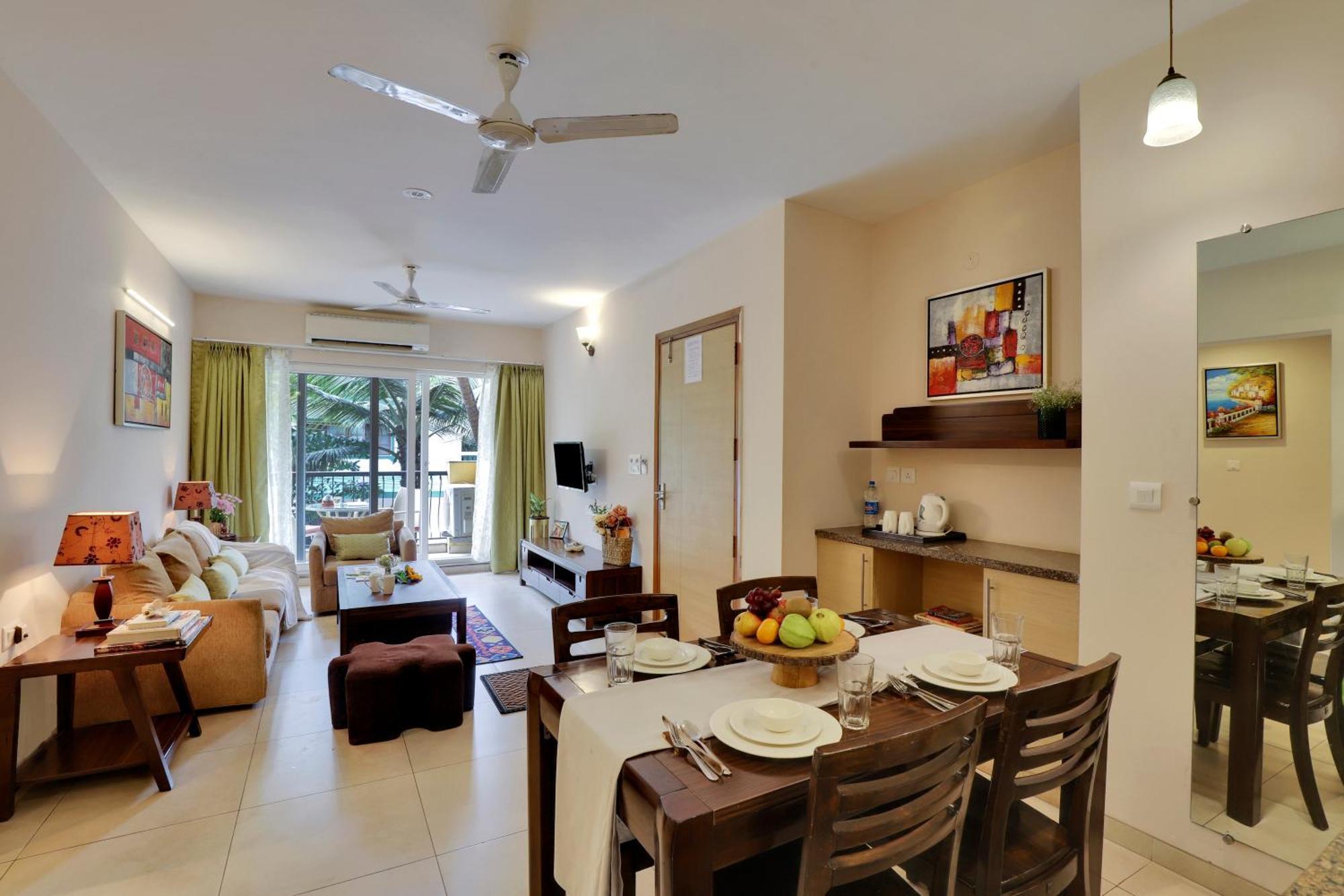 Veera Strand Park Serviced Apartments Near Calangute Esterno foto